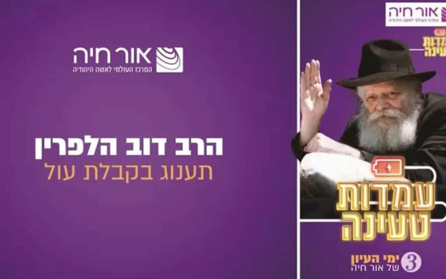 תענוג בקבלת עול | הרב דוב הלפרין, ימי העיון 